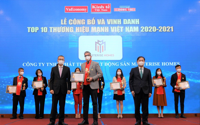 Thông tin mới về Masterise Homes được vinh danh Top 10 Thương hiệu mạnh Việt Nam 2021