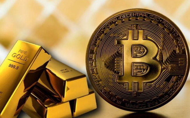 Bitcoin cũng đi lên, USD giảm đẩy giá vàng tăng vọt