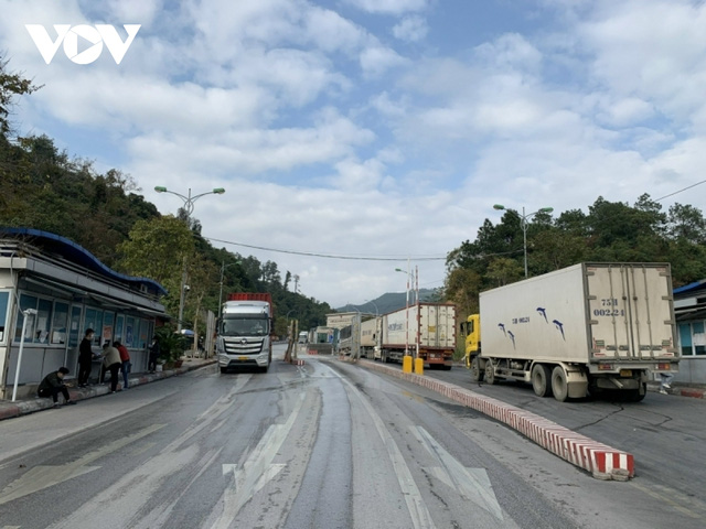 Lạng Sơn dừng tiếp nhận phương tiện chở hàng hoa quả tươi lên cửa khẩu từ ngày 16/2/2022