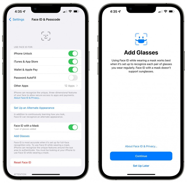 Giờ thì mở khoá iPhone không cần bỏ khẩu trang được thật rồi: Apple phát hành iOS 15.4