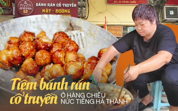 Hà Nội có 1 tiệm bánh rán bi 30 năm, ngày bán 10.000 chiếc, chủ quán phải dậy từ 3h sáng để chuẩn bị bột và nhân