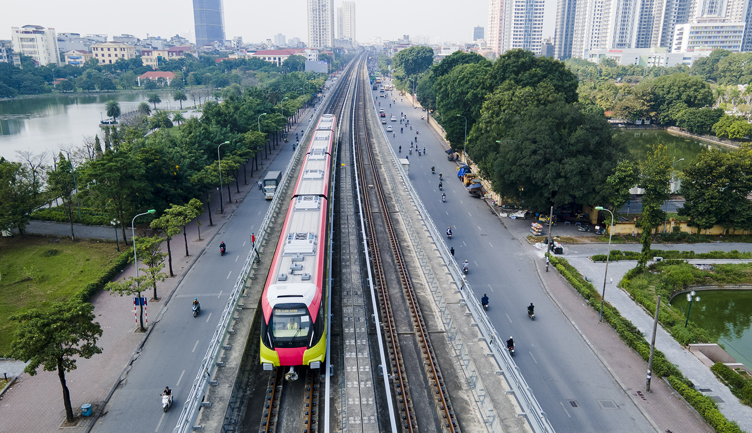 Xem trước ngày chạy thử tuyến đường sắt đô thị Nhổn – Ga Hà Nội